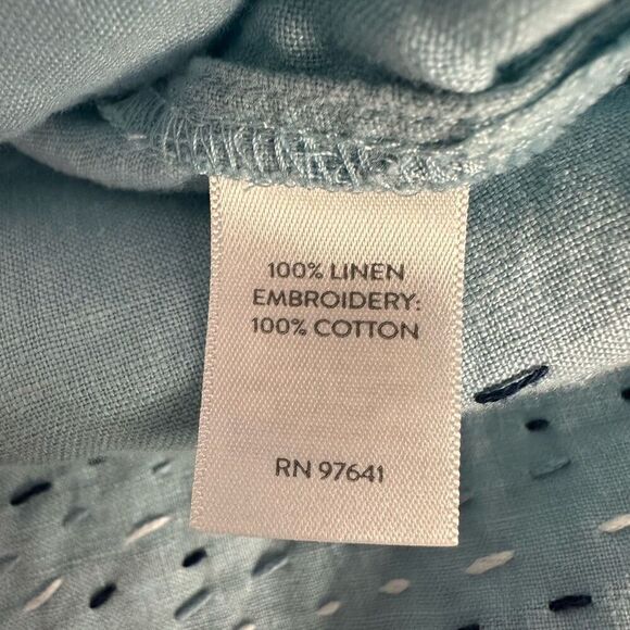 J. Jill Pure Jill Large Petite Kantha Stitched Maxi - Picture 7 of 10